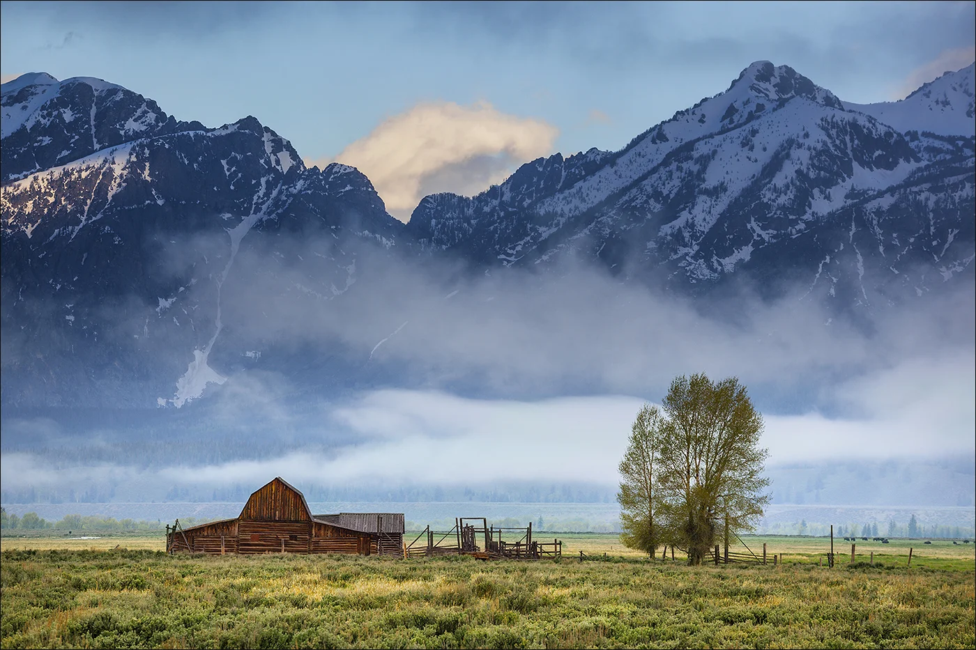 Mormon Row, Grand Teton National Park, Wyoming.