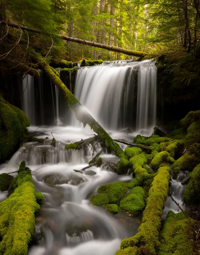 Big Spring Creek Falls, WA.