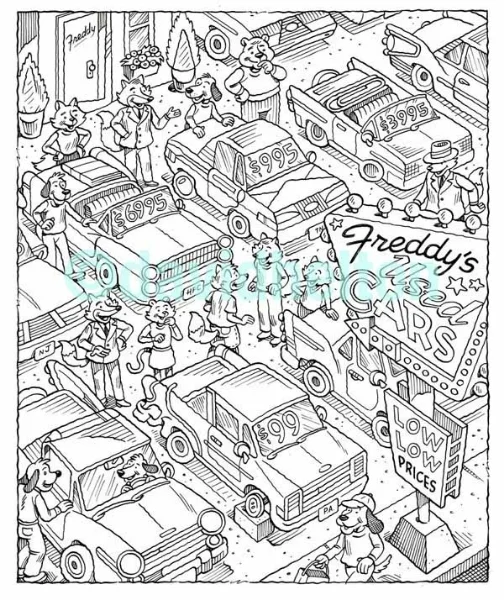 Car Shop — David Helton Illustration