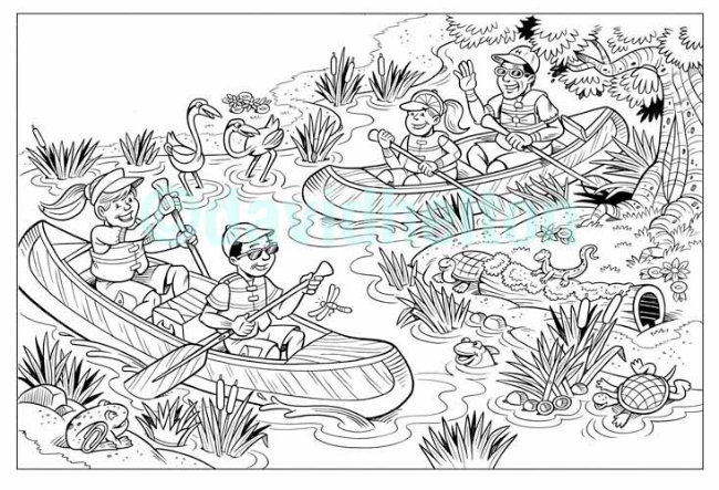 Canoe — David Helton Illustration