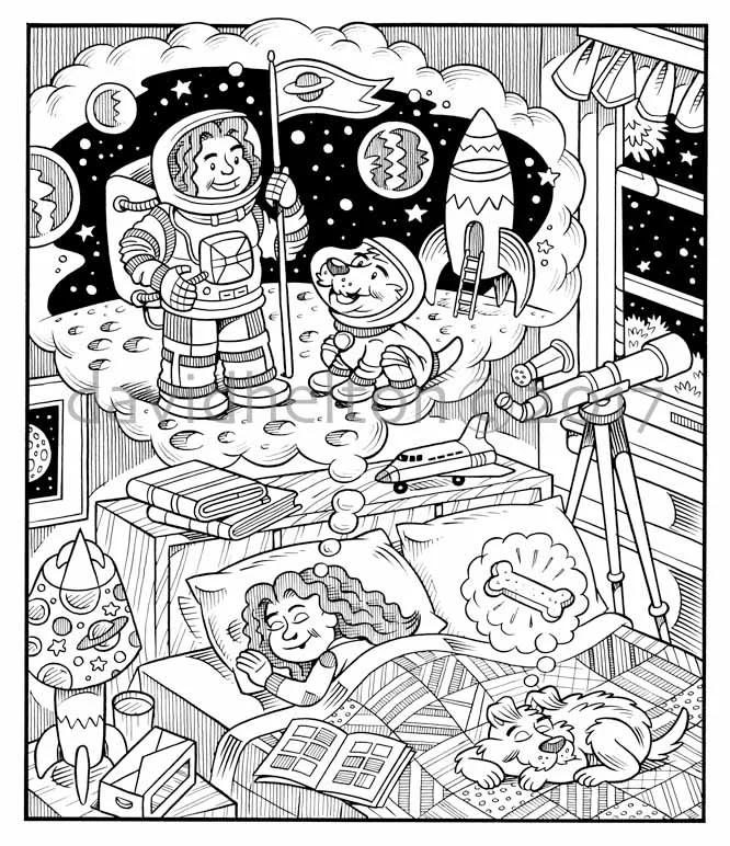 Anna's Dream — David Helton Illustration