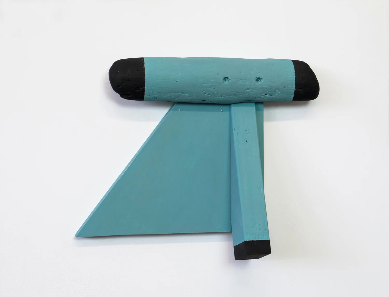 Untitled, 2014, wood, paint, nails, screws, 14 x 3 ¾ x 11 ½”