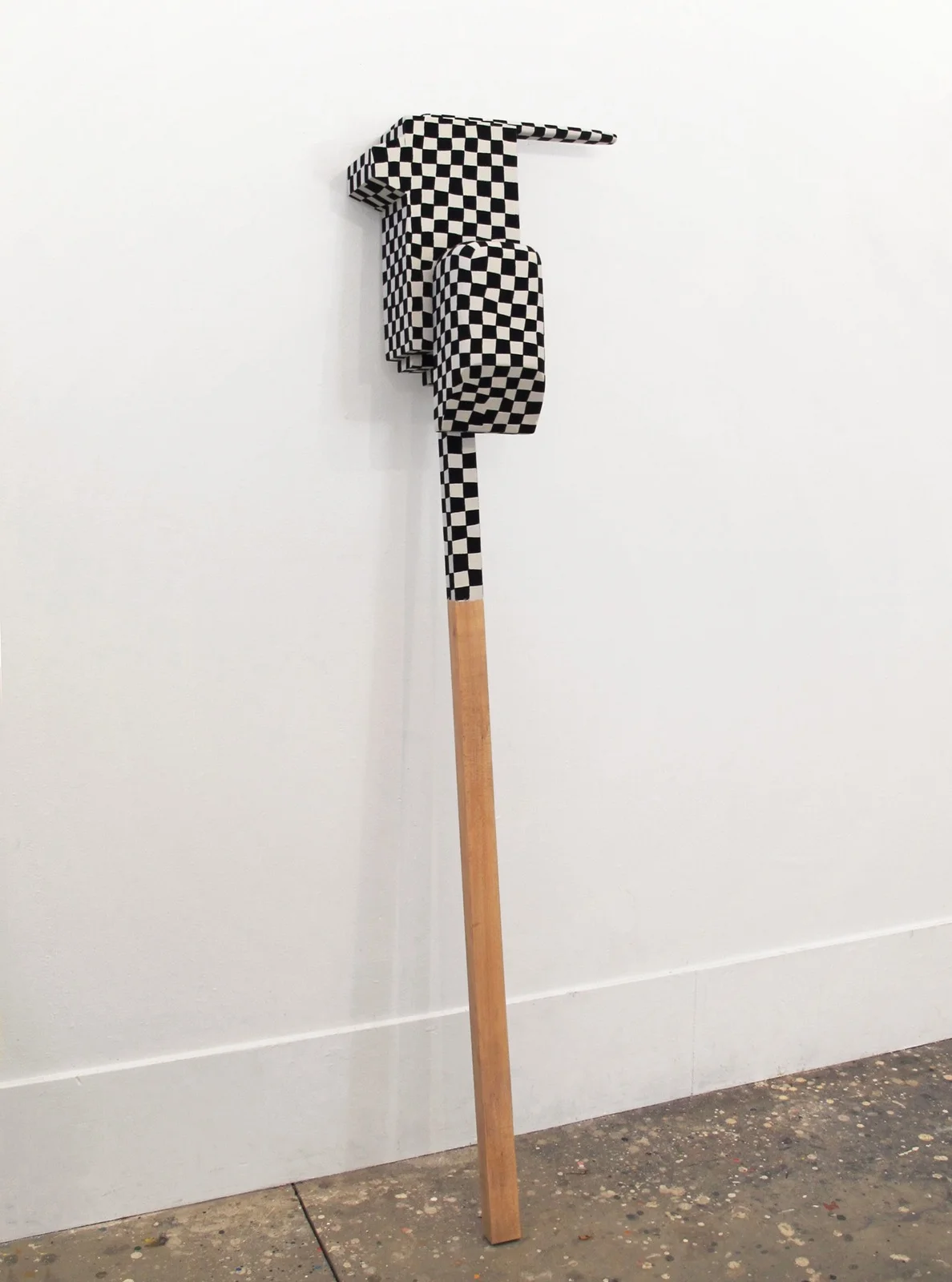 Untitled, 2012-2014, wood, paint, nails, 15 x 7½ x 62”