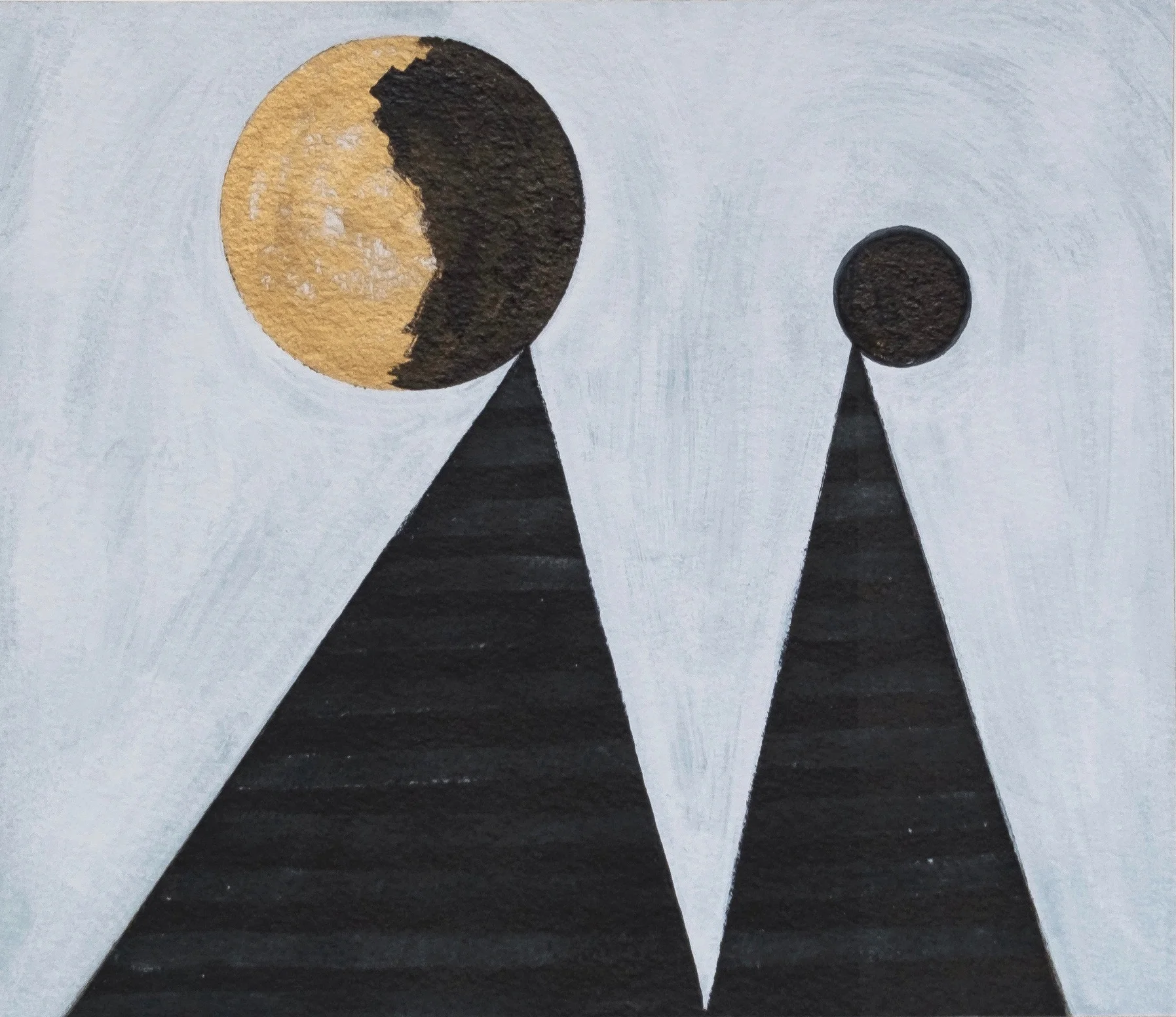 Untitled (#247), 2017, ink, paint on paper, 8-3/4 x 10-1/4”