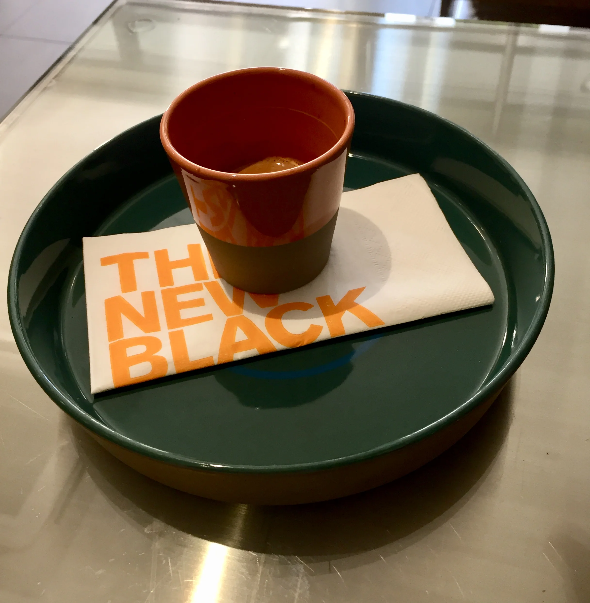 My single espresso moment. Refreshingly fruity