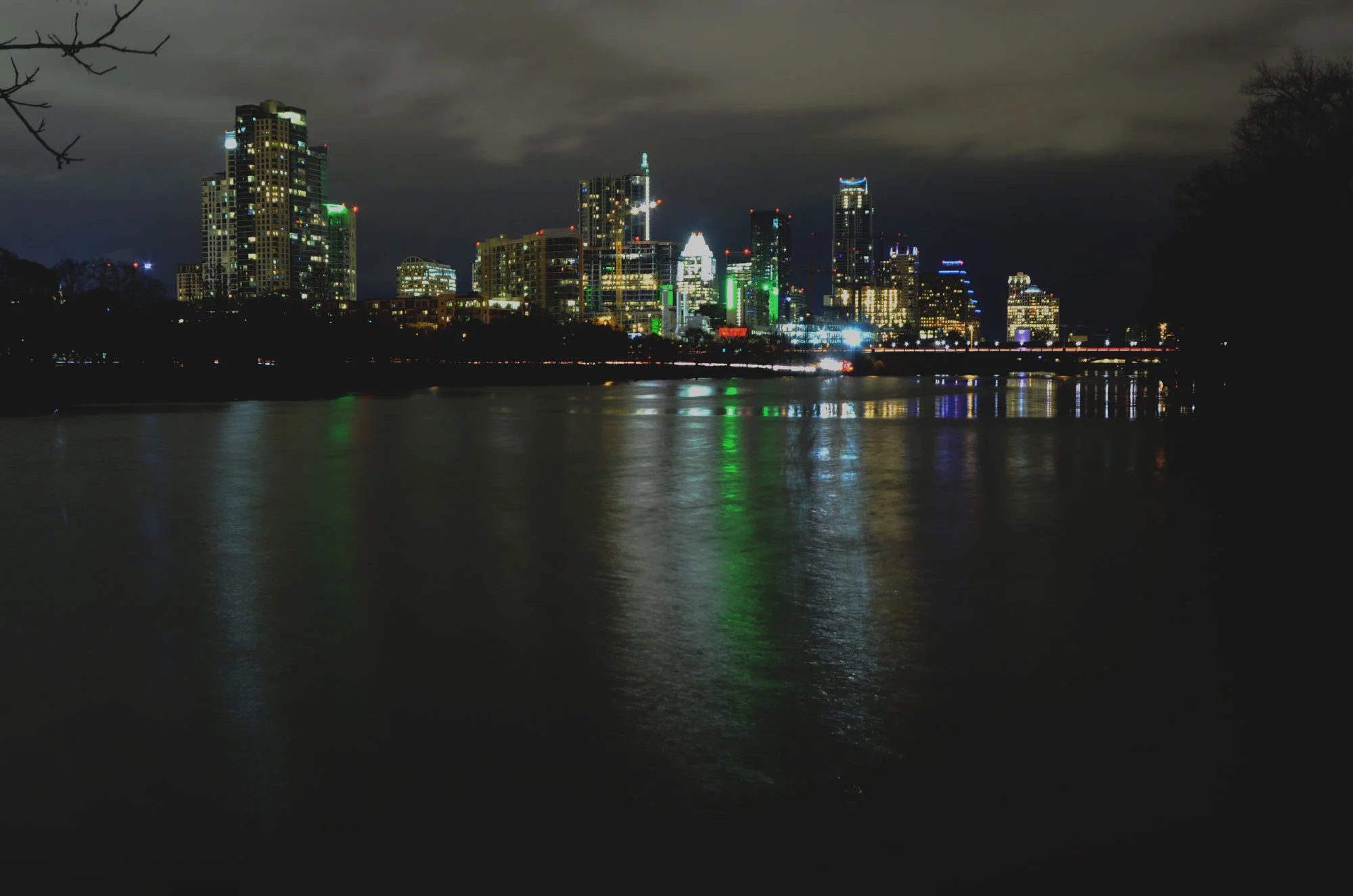 City scape at night