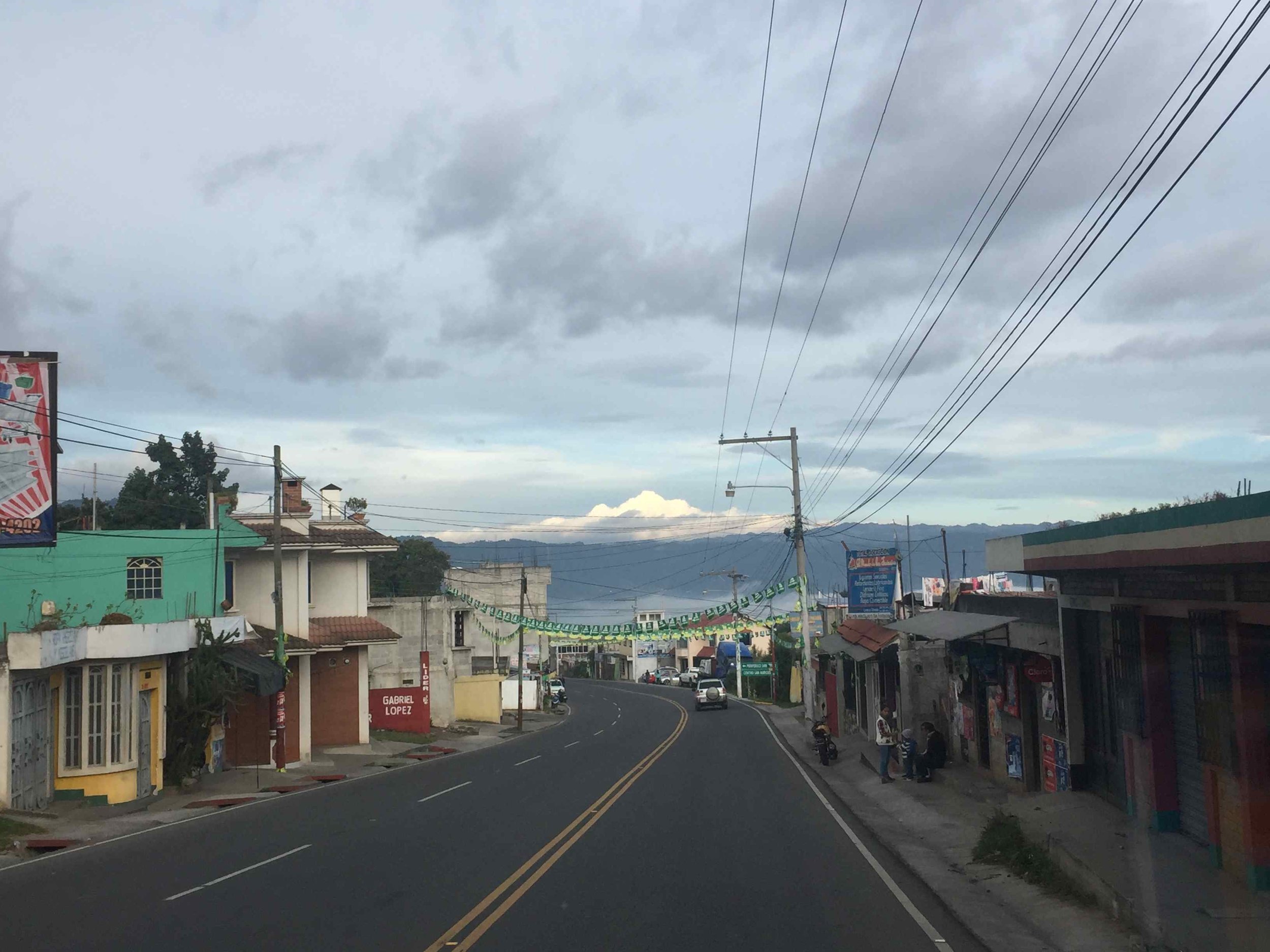 Heading towards Xela on the mountain HWY