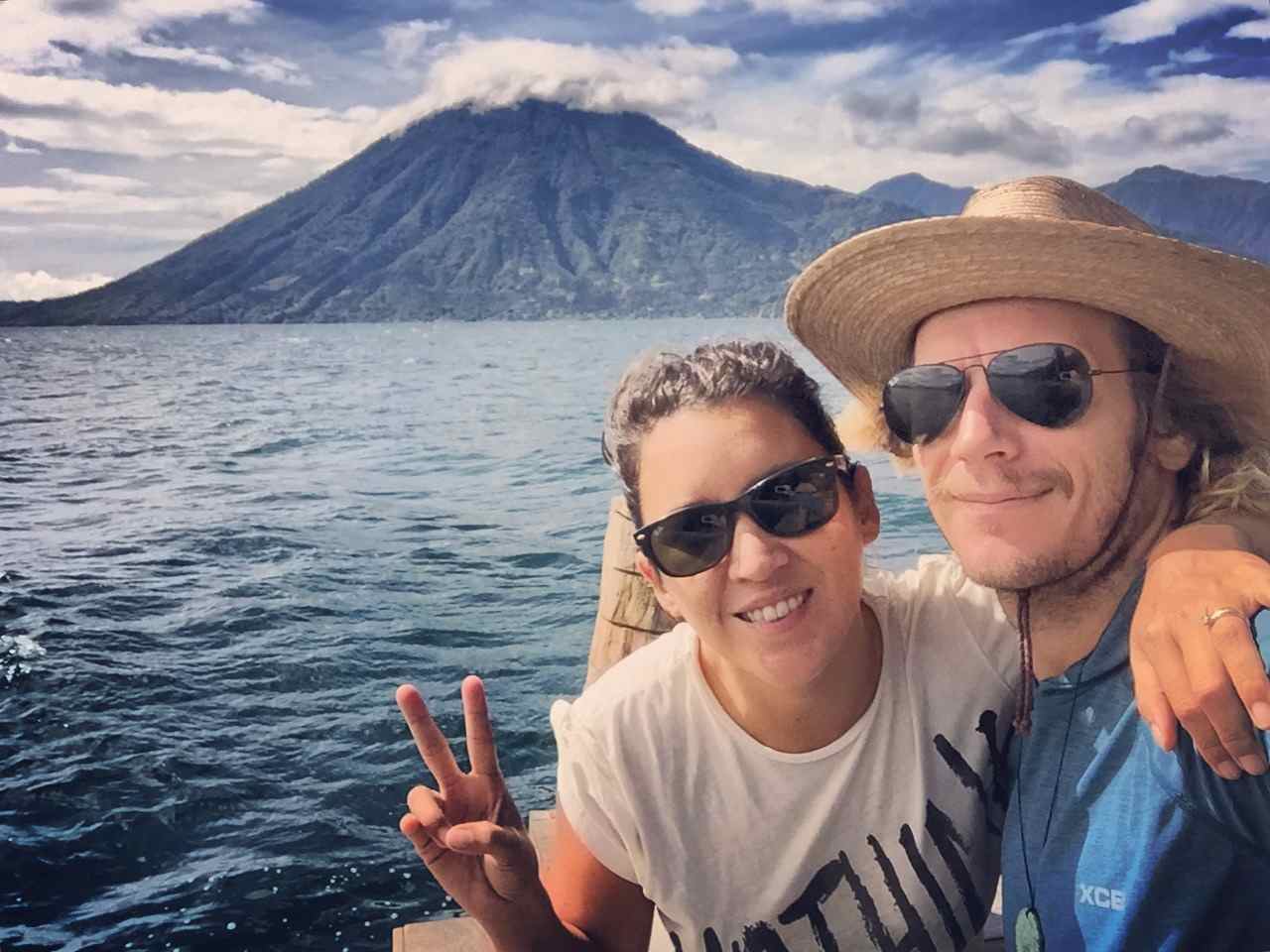 Happy in Lake Atitlan