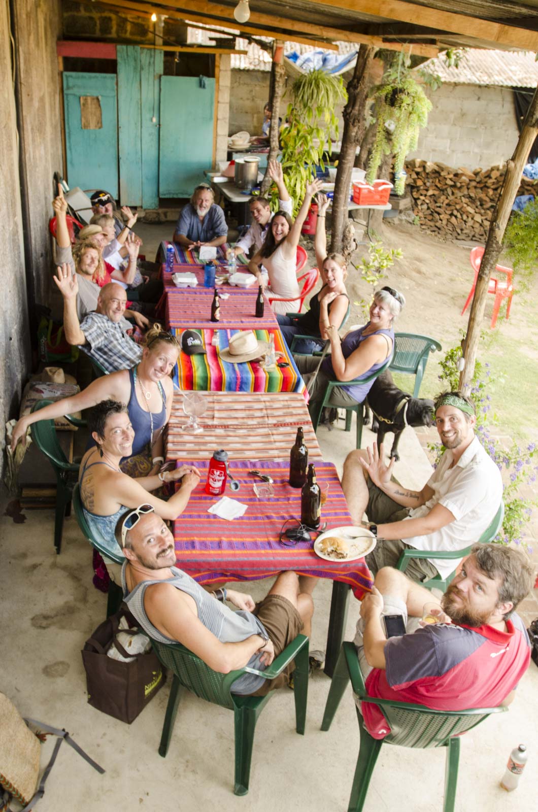 Sunday BBQ with over-lander friends