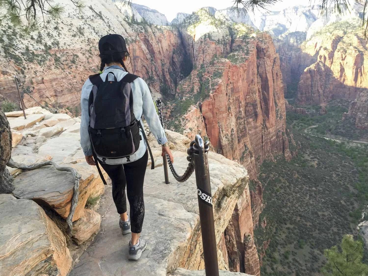 On the way up to Angel's Landing, Zion National Park