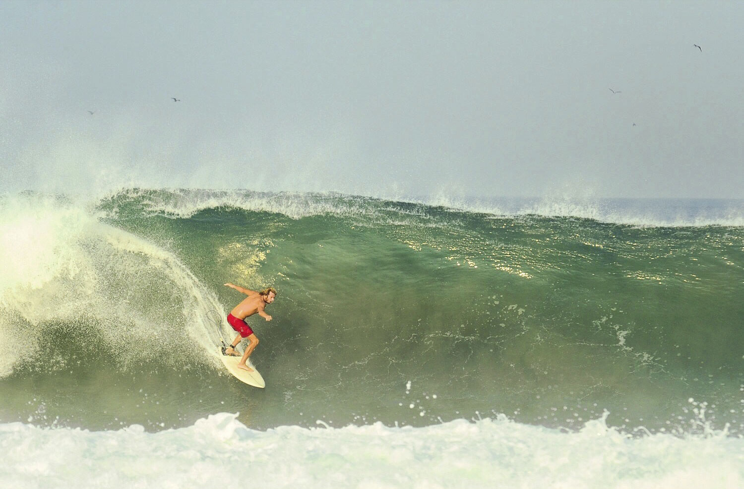 Matty surfing in Puerto Escondido, Mexico