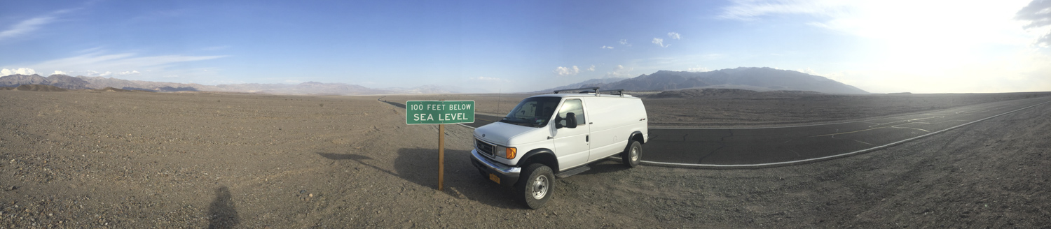 The Beast, our tiny home in Death Valley National Park