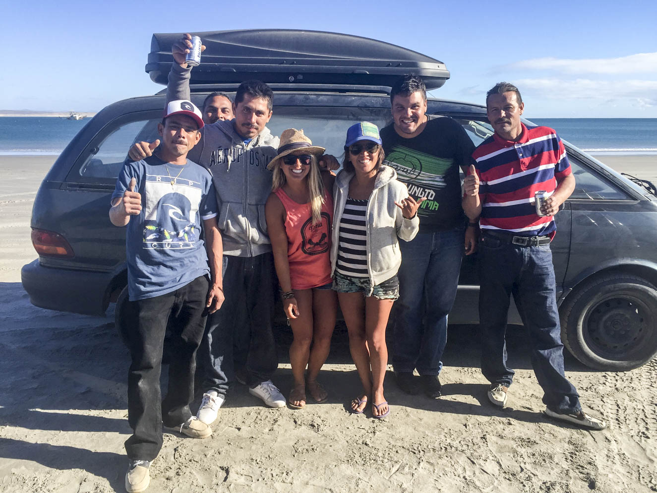 Saying goo bye to our local friends