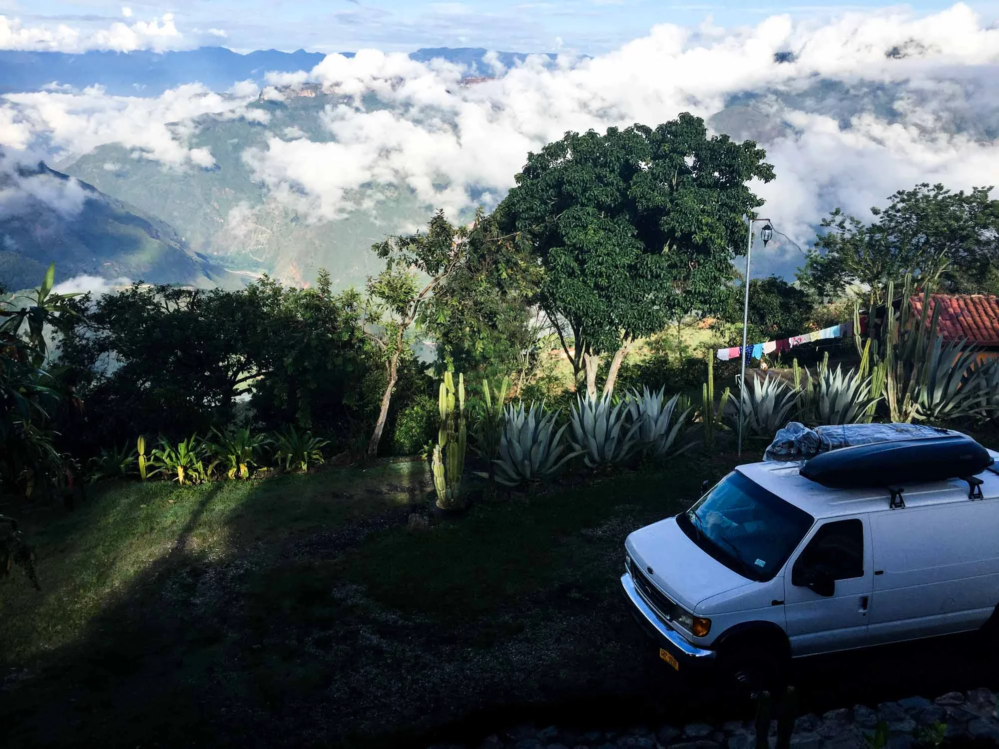 Waking up over the clouds
