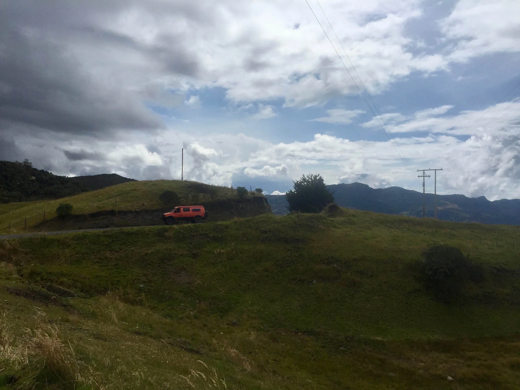 Jam van driving through Cocuy National Park