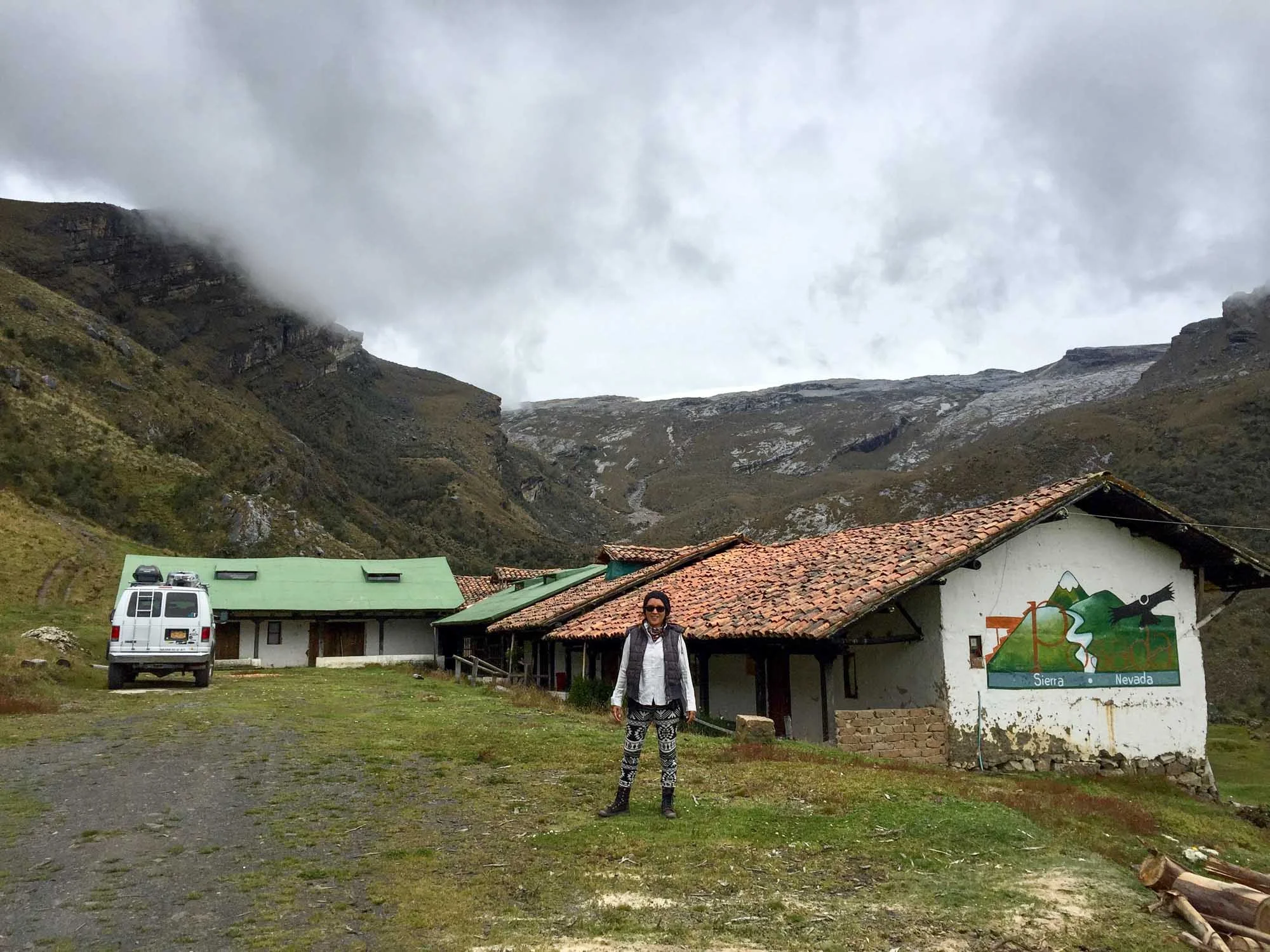 Camping alone at Posada de la Sierra Nevada