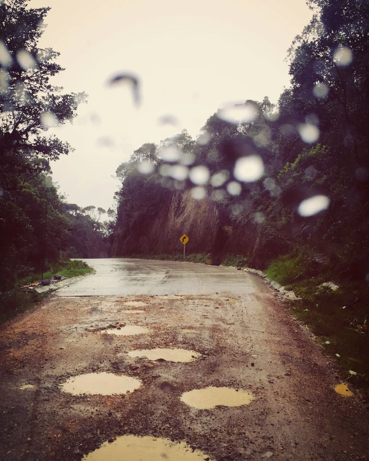 When you see the end of a horrible road and can’t believe it’s pavement