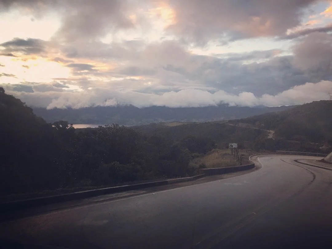 First sight of Laguna de Cocha