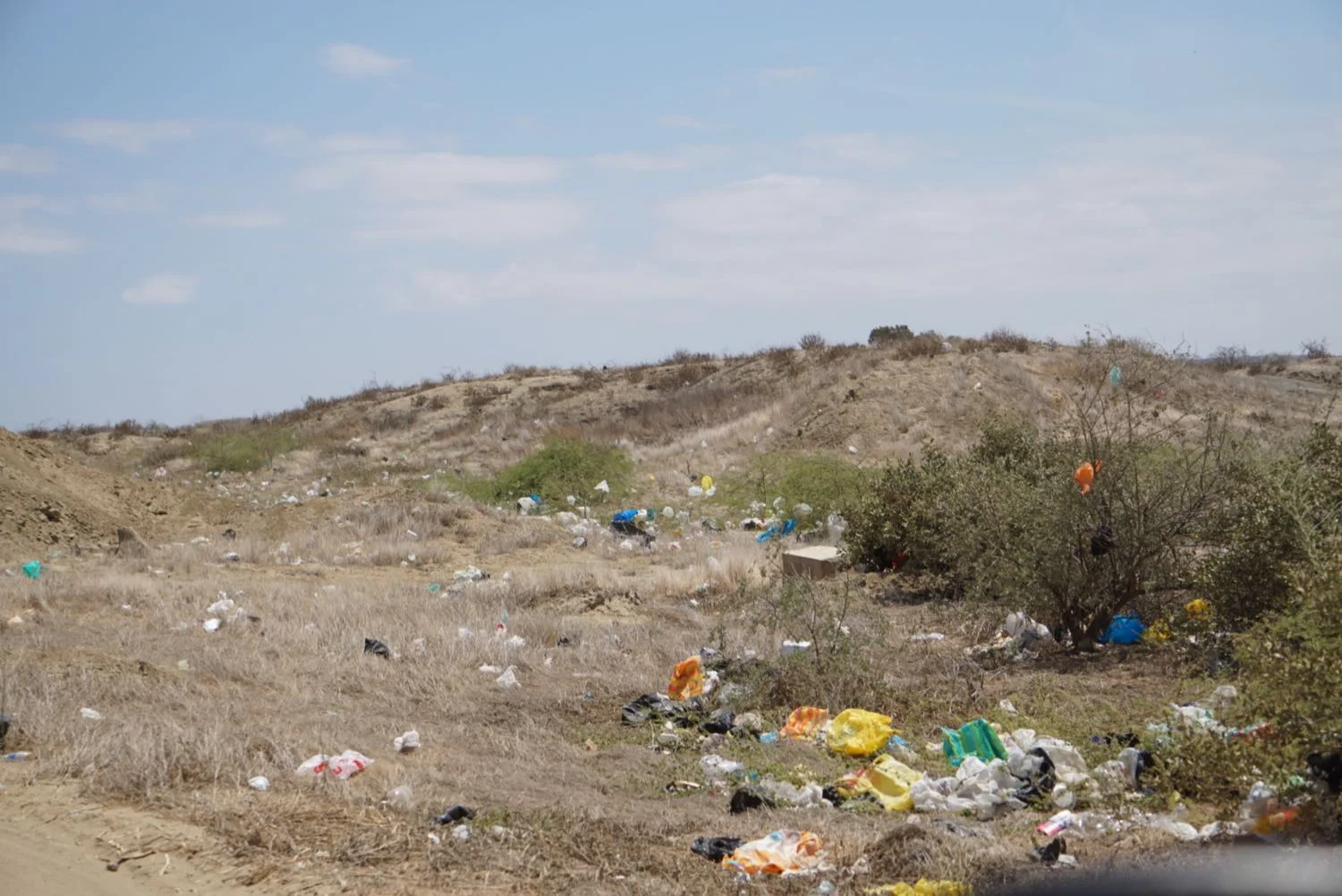 The beautiful desert trashed all over the place