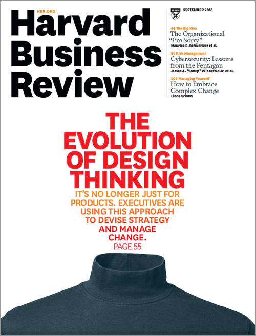 Harvard Business Review Magazine, September 2015 Issue