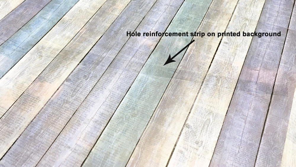 Hole Reinforcements that Stick to Sheet Protectors