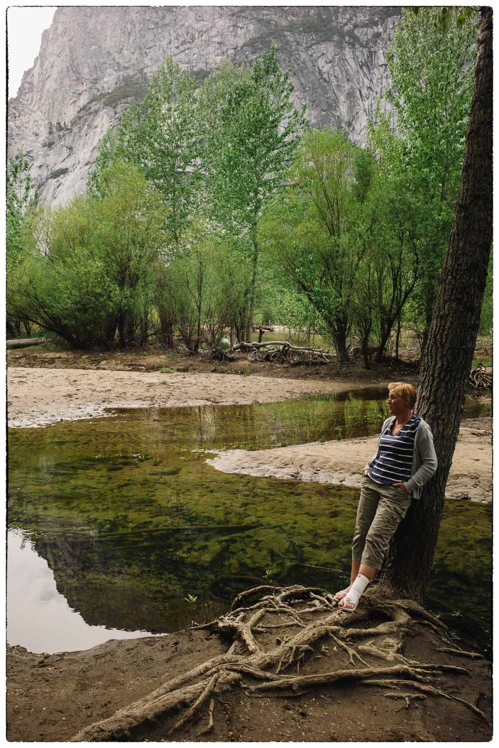 Injured European Woman, Yosemite, 2014