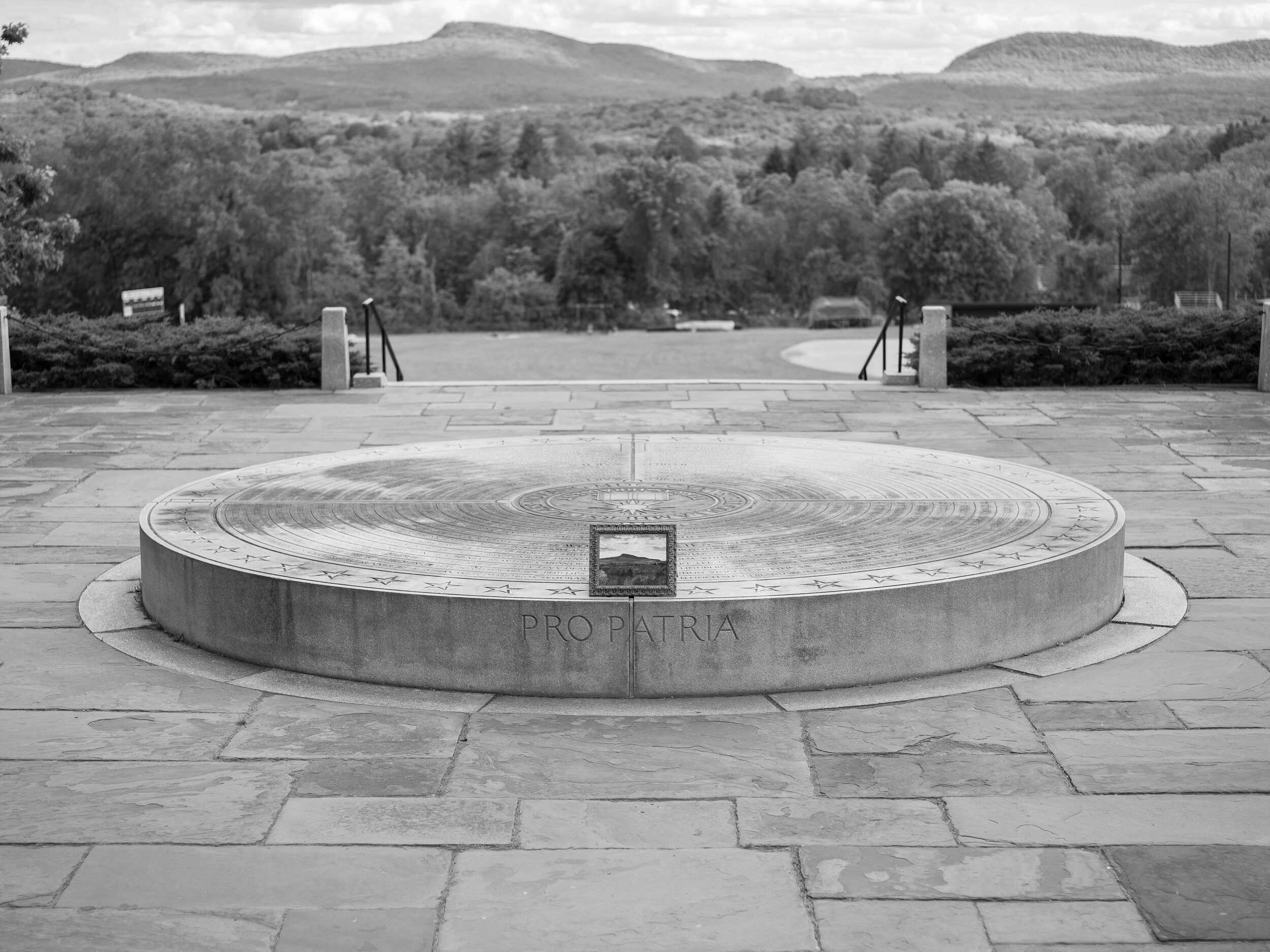  Painting of the Holyoke Range from the Memorial Hill by Ray Larrow  