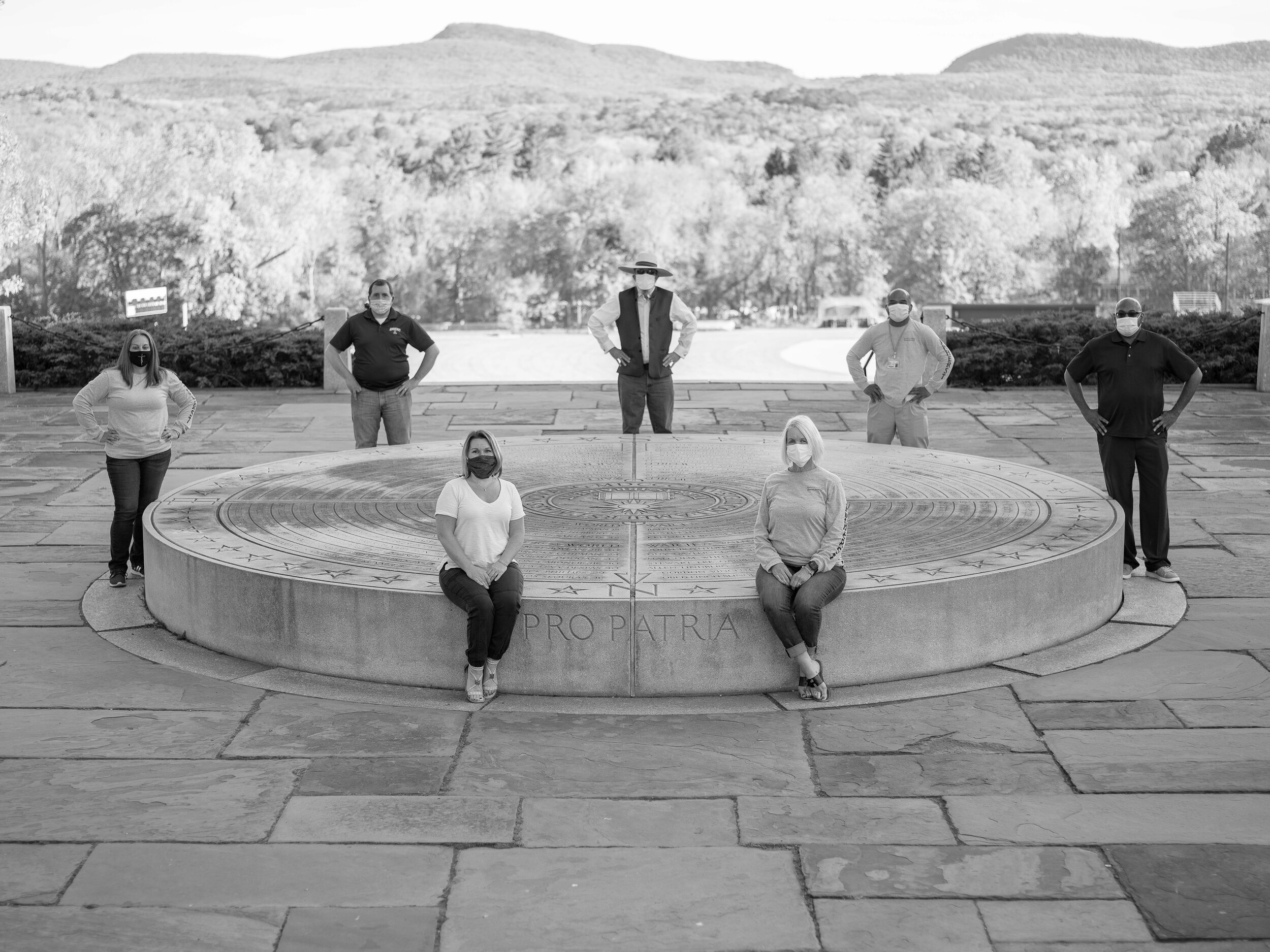  Front row: Megan Motyka, Debbie Edwards;  Back Row: Kris Rose, Scott Kinney, Philip Chapman-Bell, Heap Sin, Ralph Johnson 