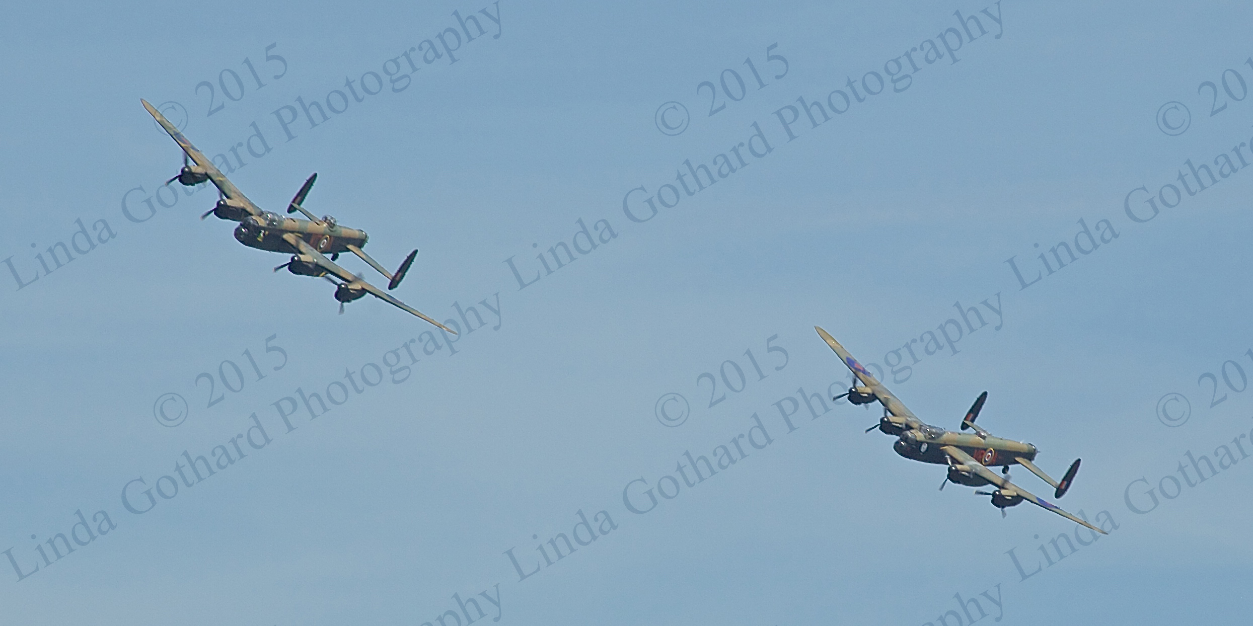 Last two remaining Lancaster Bombers
