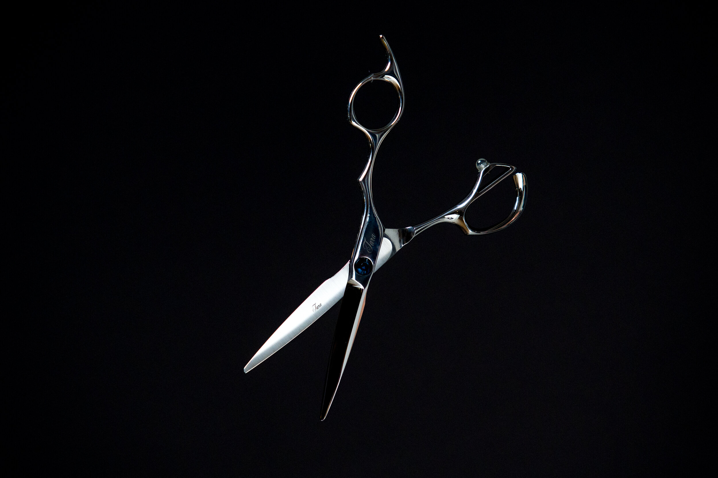 Shot for Jack Cotter and Volume One salon in pensacola Florida. Sheers and scissors for stylists in Pensacola Florida