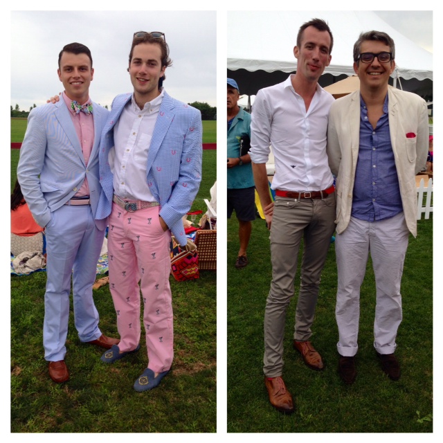 These guys on the left were fun and sure made a statement but I favor clean, simple, more subtle summer styles.