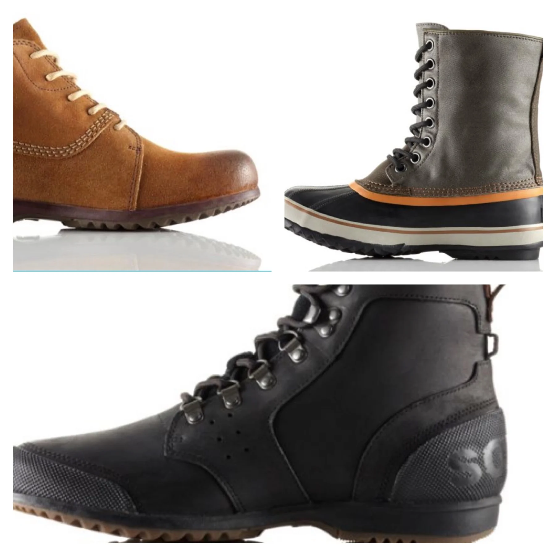 Winter boots don't have to be ugly. Sorel has versatile styles that look good, keep your feet warm and dry and may even be on sale right now!!