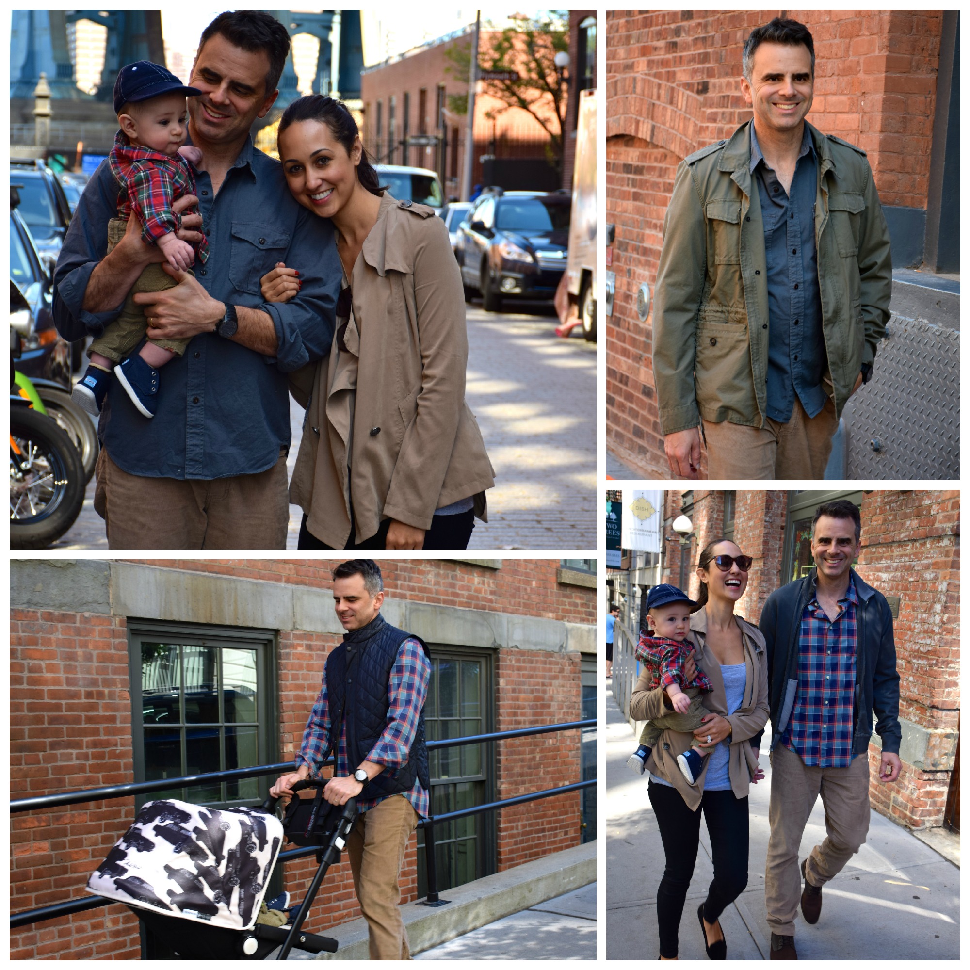 Sasha, Dave and of course, adorable baby Landon.