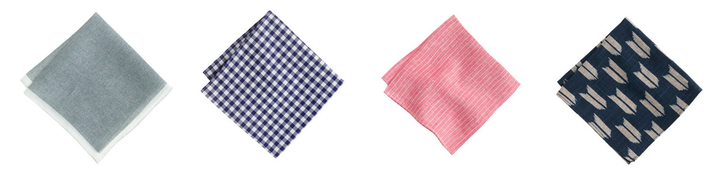 Pocket Squares all by J. Crew