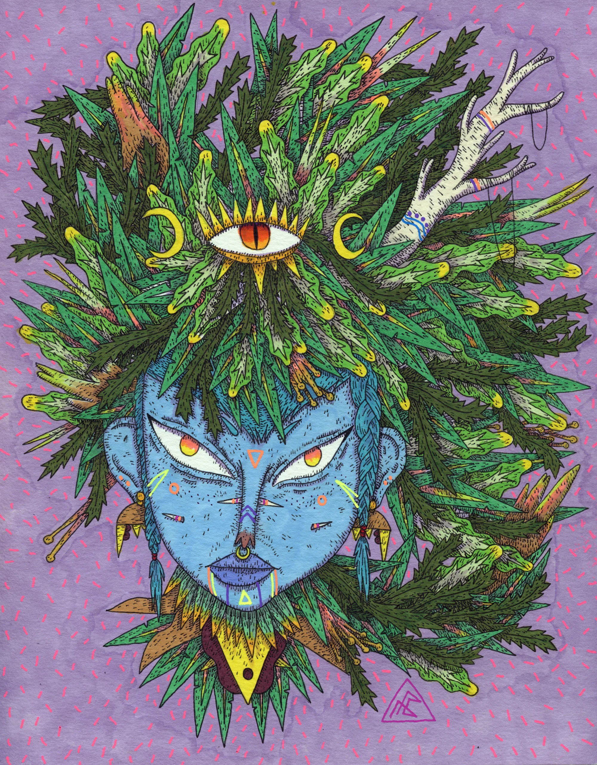 Forest Witch Portrait