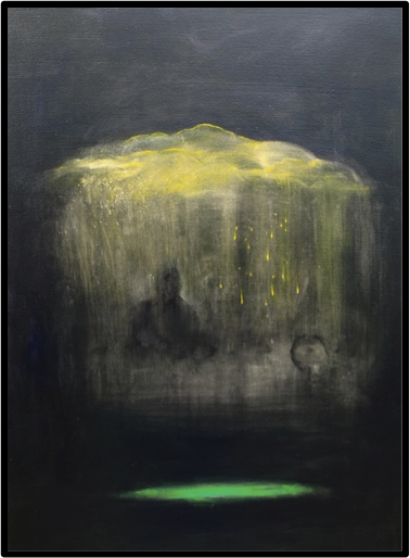 The room where they store the dreams by Tony McDonald, 40x30 inches, acrylic on canvas