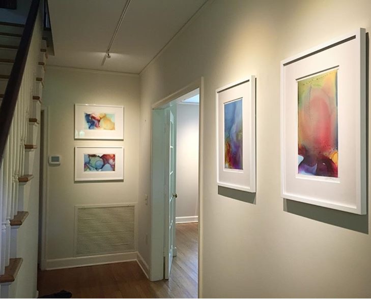 Terma Series, 9x16" each, installed in private residence in Baton Rouge, LA. Gallery: FW Gallery Designer: Sara Lobos Brignac of Workshop 31 Twelve .