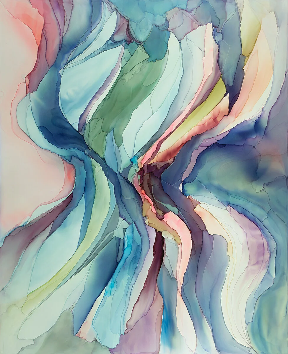 How We Dance, ink on Claybord, 60”x48”, available now at the Davis Gallery , Austin, TX