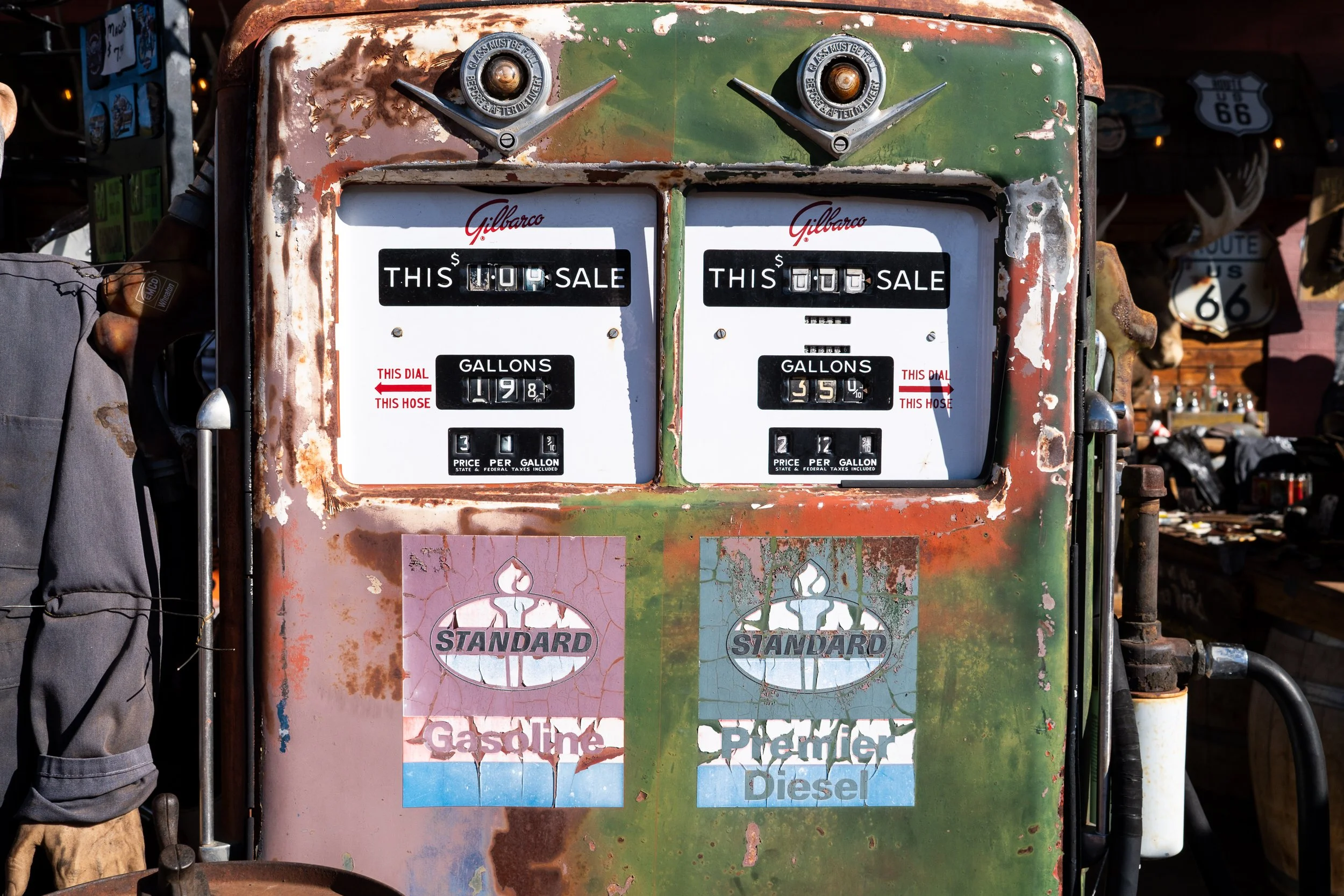 Old Standard Oil Gas Pump