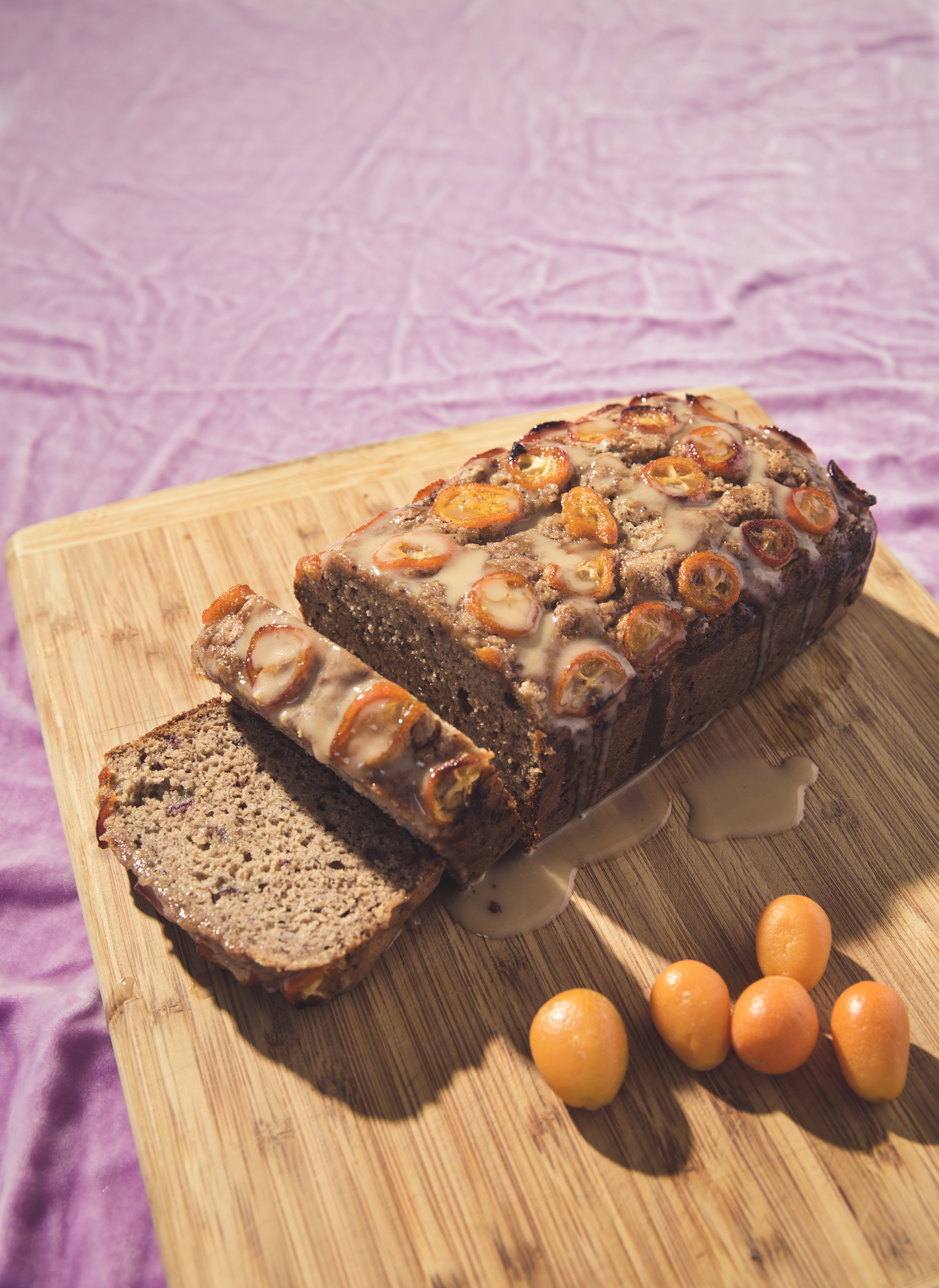 Kumquat Date with Coconut Toffee Sauce 