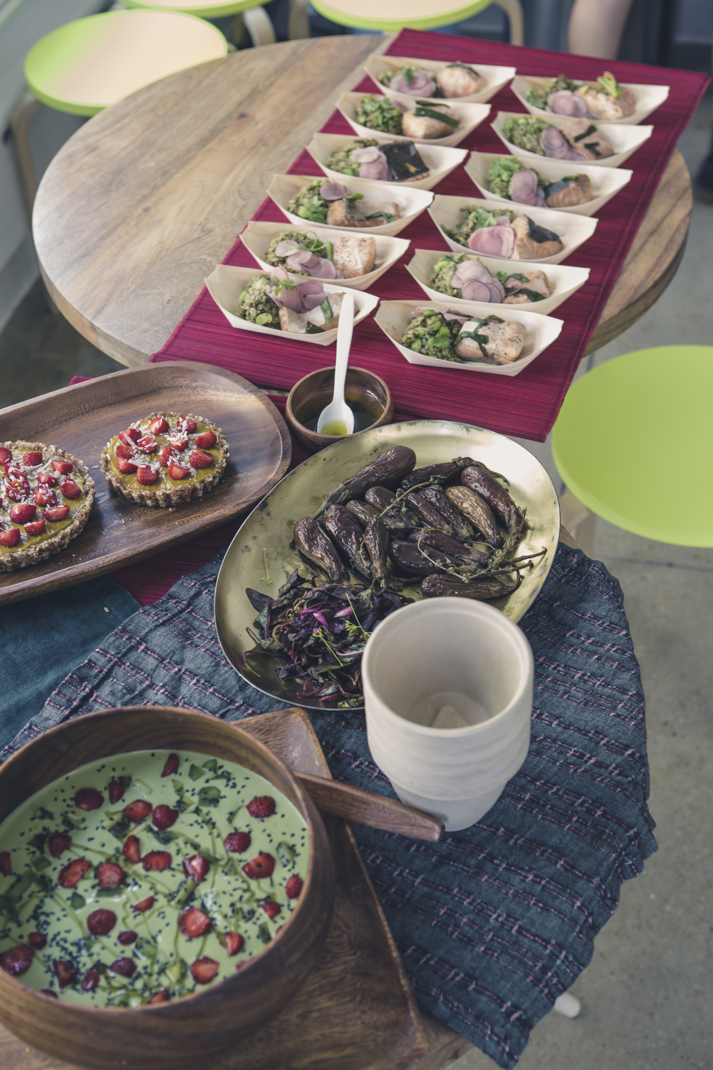 Football Cafe x Po-Po's for a special summer menu tasting at Refinery 29. All photos by Yudi Ela 