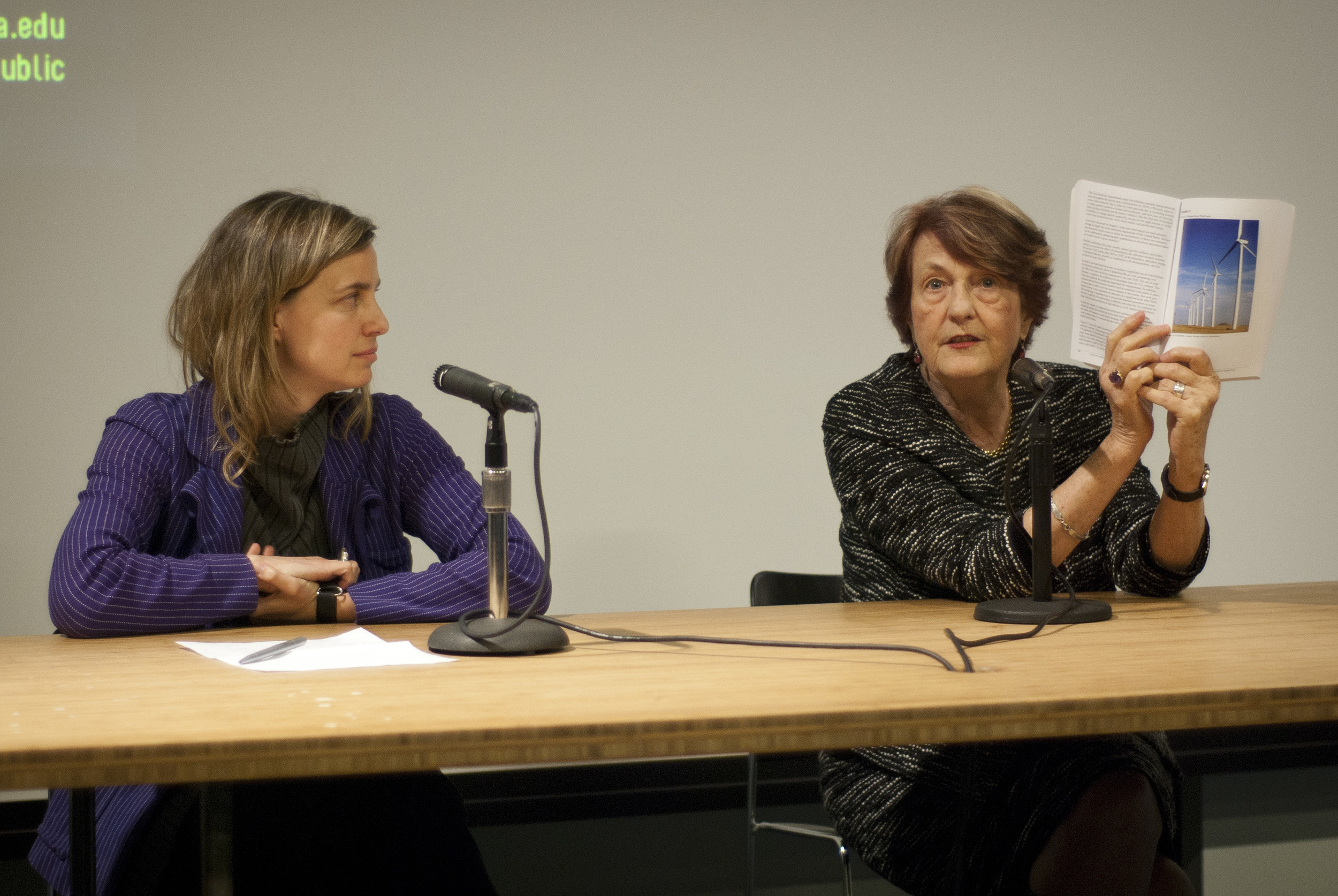  Dr. Helen Caldicott and Kate Orff, April 2, 2012, Wood Auditorium, Columbia University.  