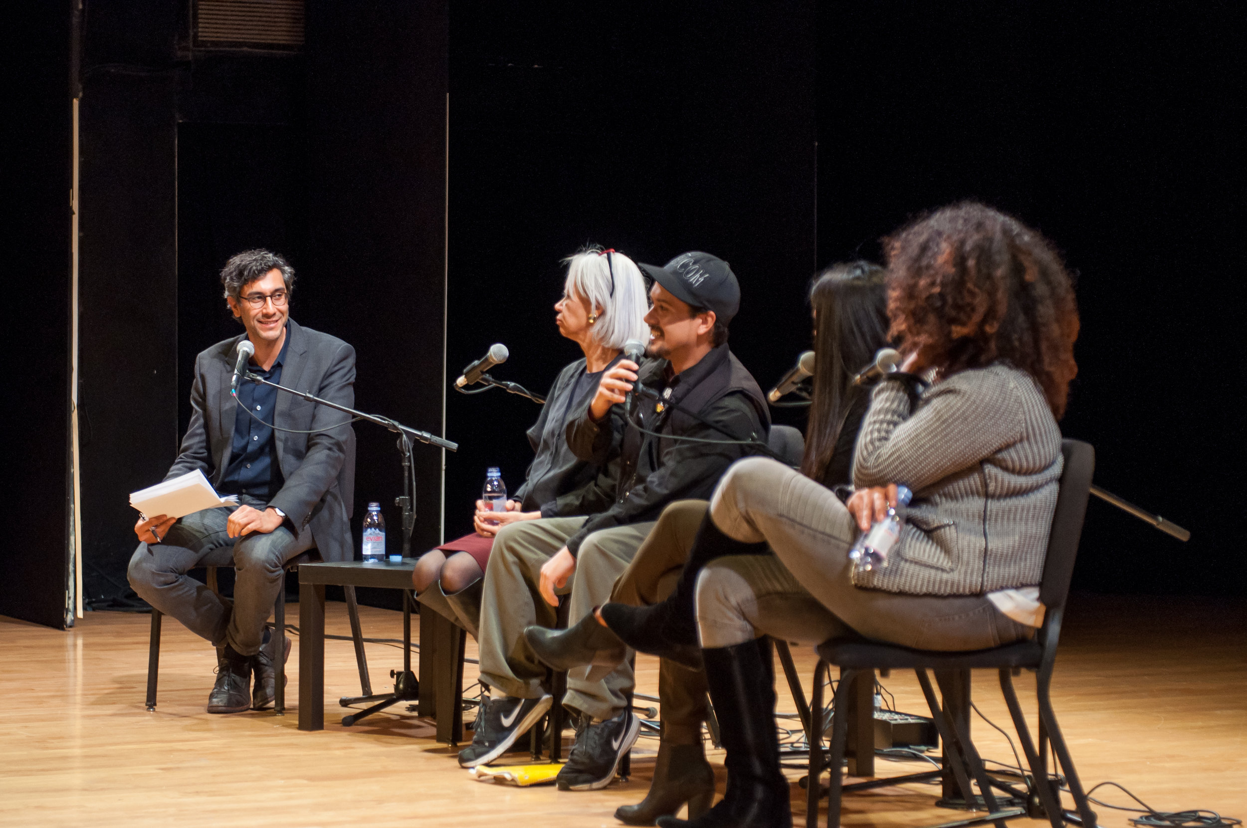  The Bigger Picture:  Do The Right Thing , Ramin Bahrani, Patricia Williams, Noche Diaz, Marilyn Zuniga, and Jamilah Lemieux, October 19, 2015, Miller Theatre. 