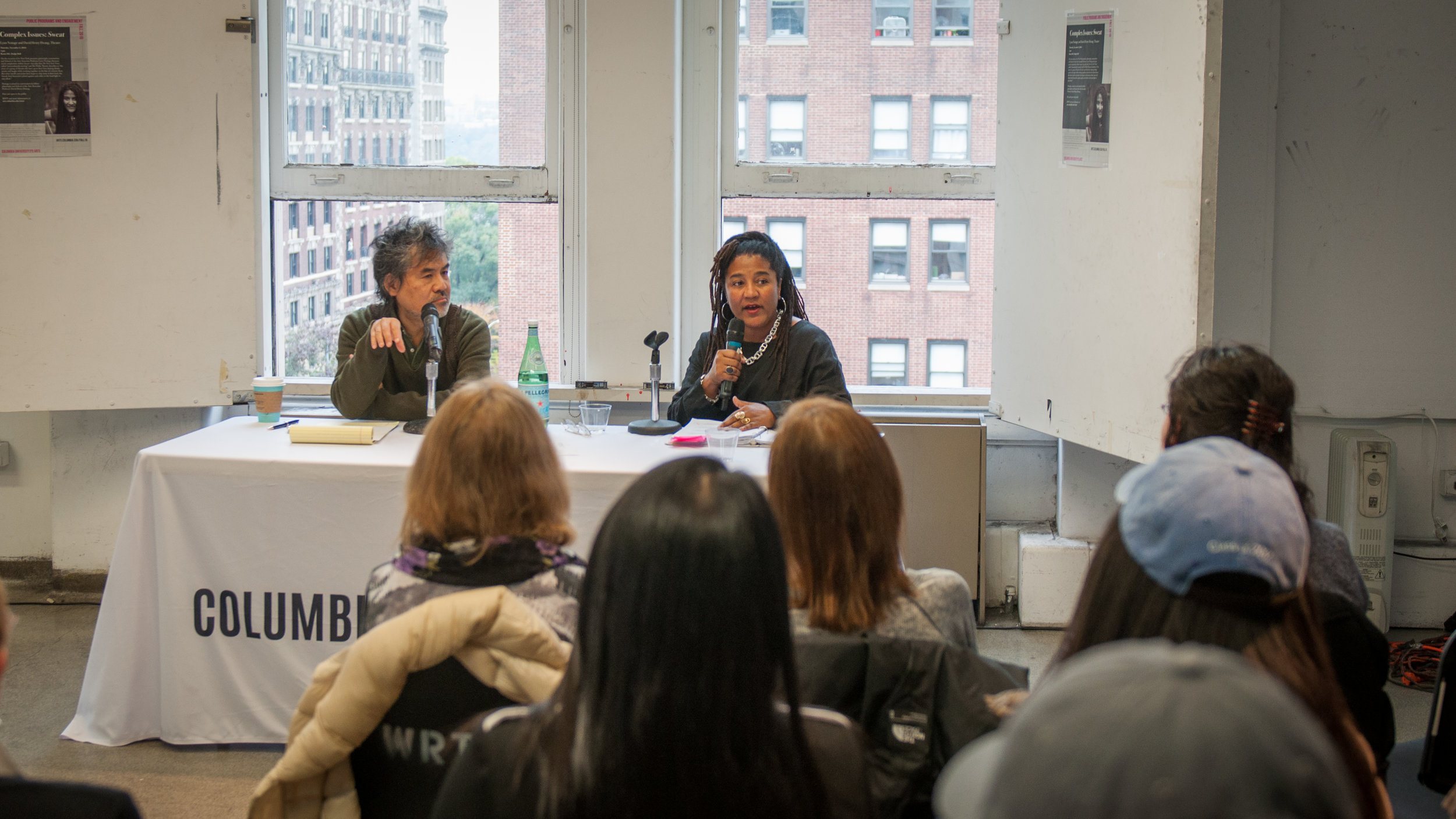  David Henry Hwang and Lynn Nottage discuss  Sweat , November 3, 2016.  