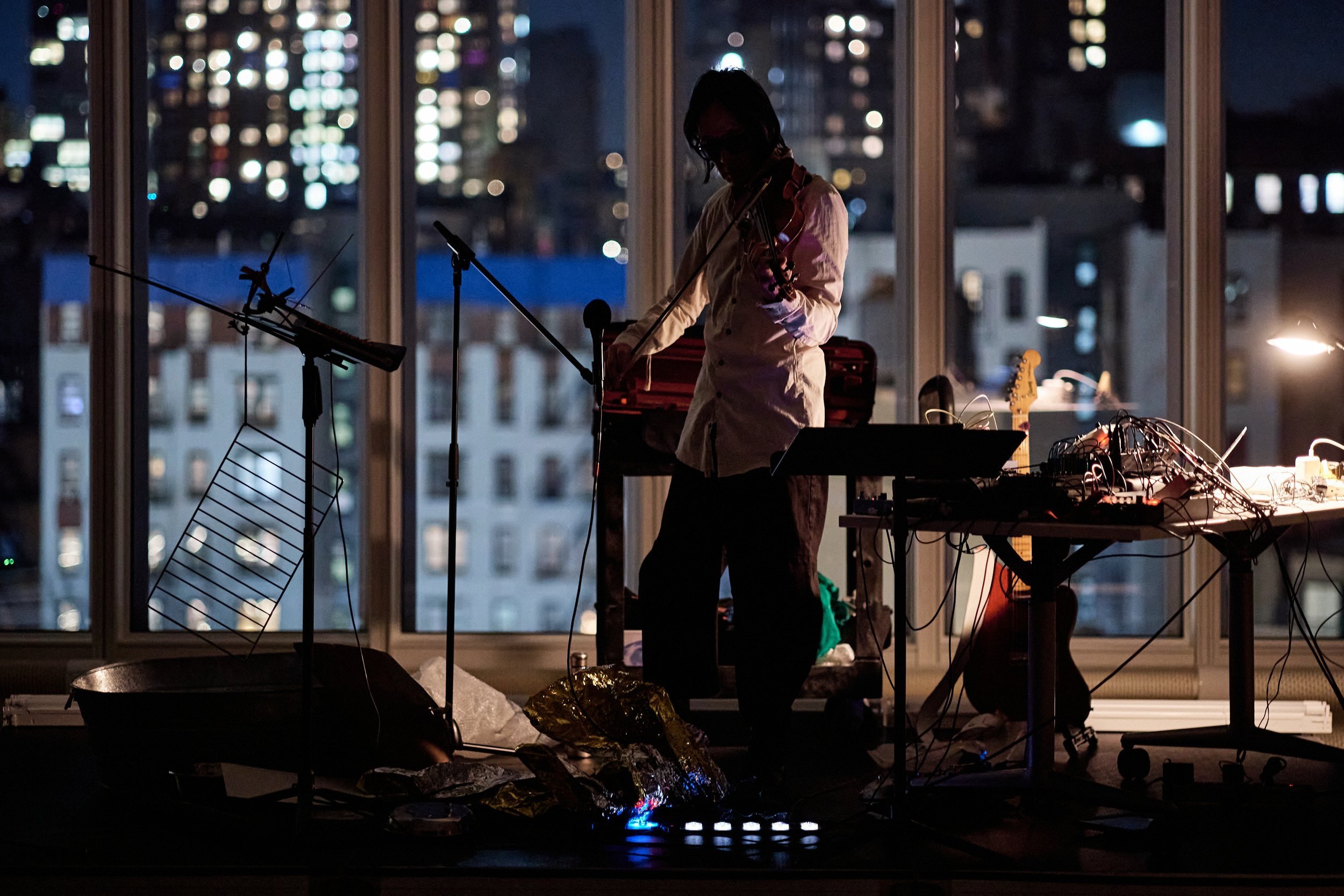  Hahn Rowe performs  Something about the Weather , January 30, 2023. Photo by Rob Davidson.  