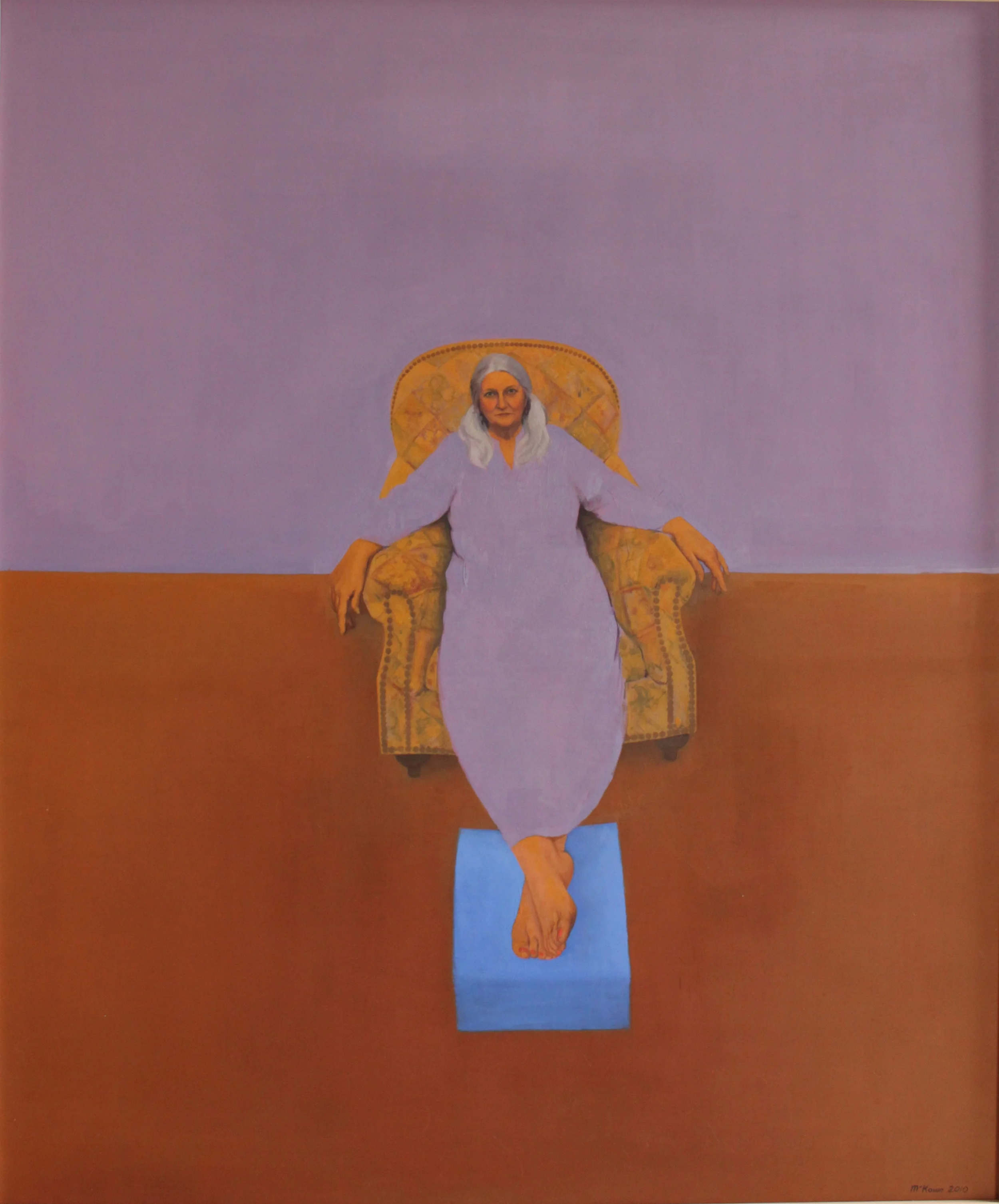 Lavender Sue - Oil on aluminum - 48" X 40" - 2010