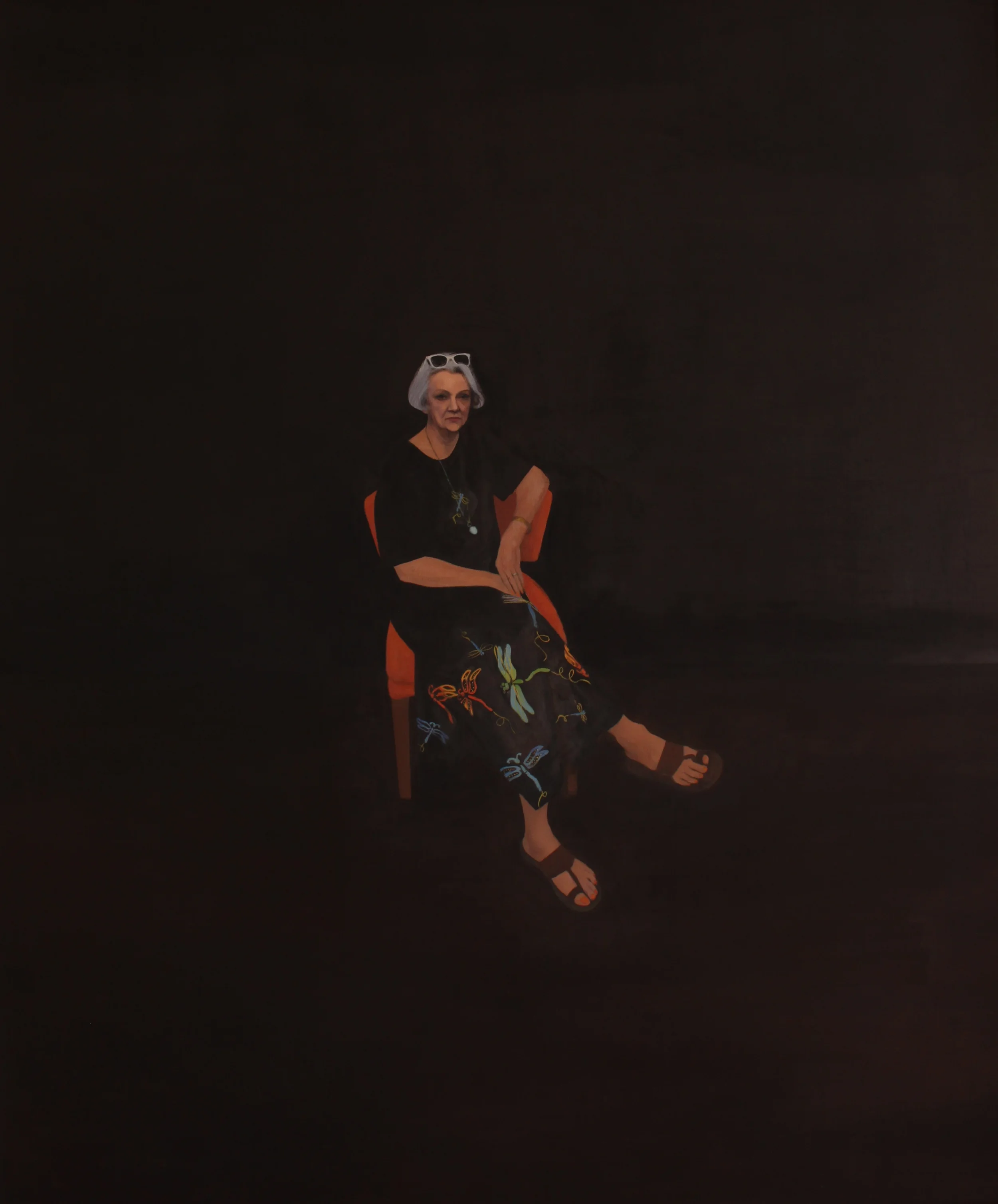 Jackie - Oil on aluminum - 48" X 40" - 2010