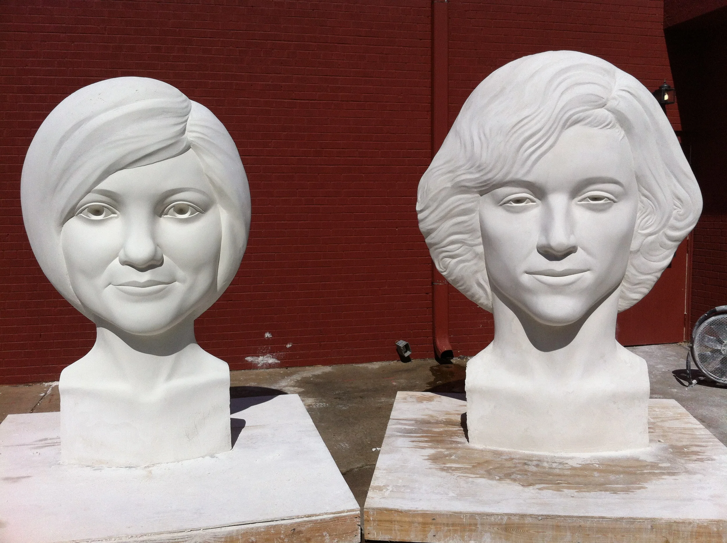 Cassidy & Ezra - Plaster - 6'-6" X 4'-6" X 2' and 6'-9" X 5' X 2'- 2012