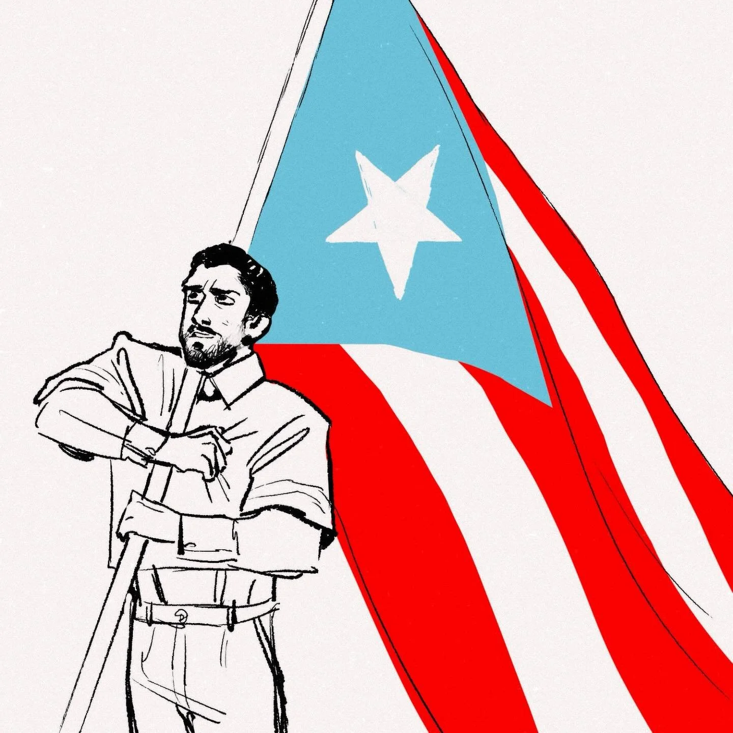 Morning warm up turned into an immense feeling of pride 🩷🇵🇷 No suelte&rsquo; la bandera, no olvide el lelolai