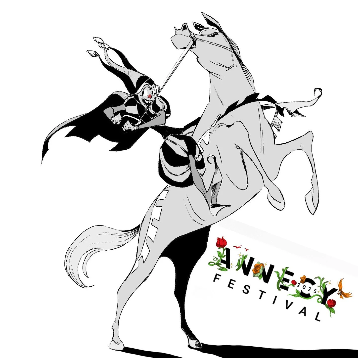 This circus clown is on her way to @annecyfestival 

See ya there!